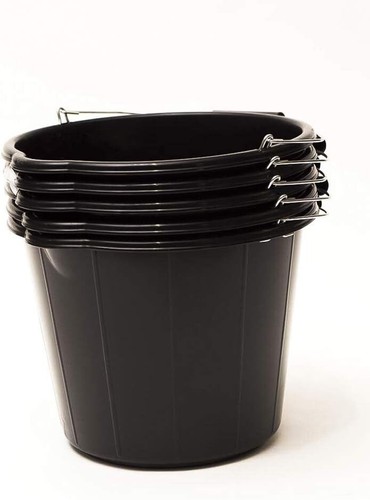 Black bucket 3 gallon - 3-5x,