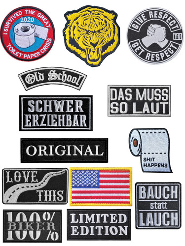 Old school patch iron - iron, on