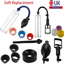 Male Penis Pump Extender Soft Replacement Delay Enlarger Vacuum Enlargement UK