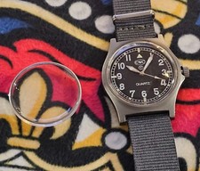 NEW Acrylic GLASS + INNER CHROME RING TO FIT CWC G10 / W10 army military