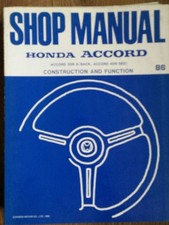Honda Accord car Shop Manual