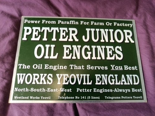 Petter junior oil engines - junior,