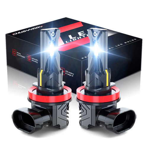 2pcs h11 car led 6000k - 2pcs,