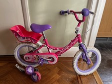 Child's bike - Disney Princess bike Huffy removable stabilisers, age 4-7