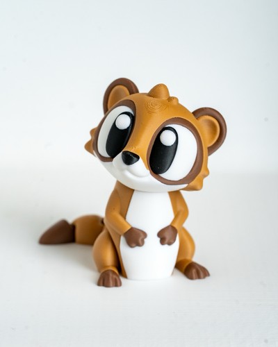 Cute eyes meerkat figurine - cute,