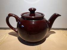 Sadlers Treacle Brown Small One Person Teapot Good Condition 