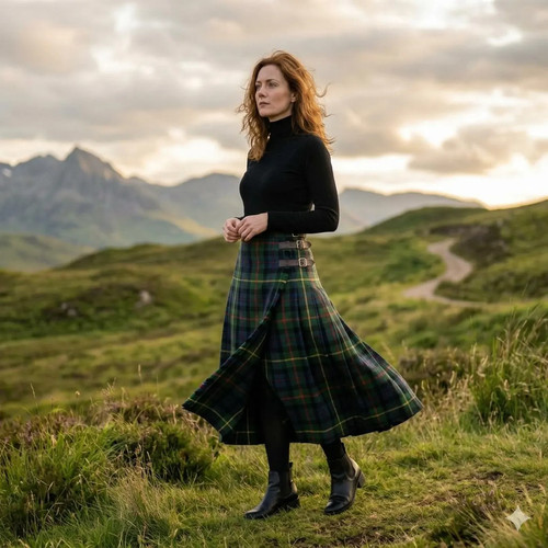 Macdonald tartan hostess - macdonald,
