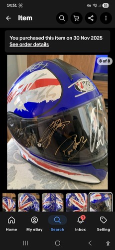 Multi signed helmet bsb - helmet,