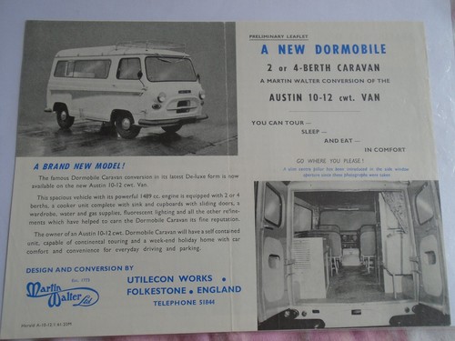 Austin cwt van dormobile - 10-12,