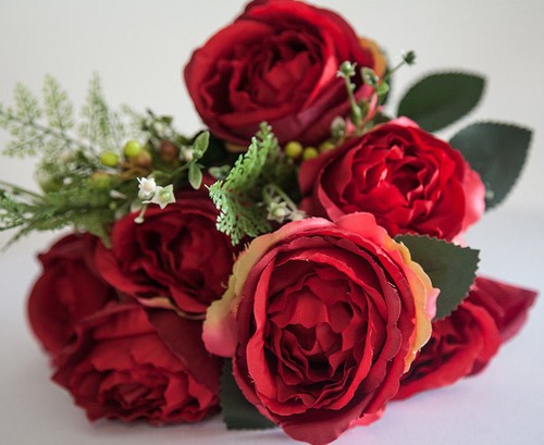 Artificial silk peony flower - silk,