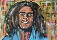 Bob Marley Painting Print