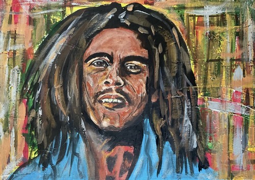 Bob marley print - bob,