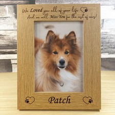 Personalised Pet Photo Frame