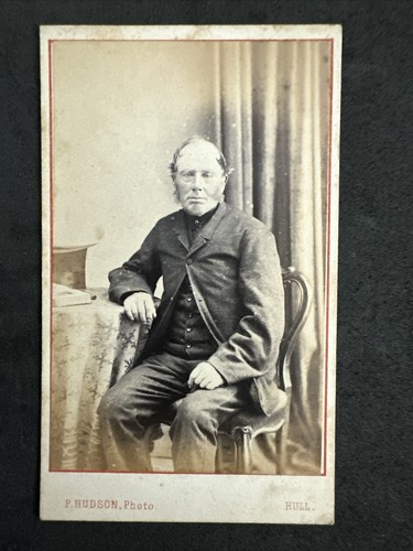 Cdv old man - man, class