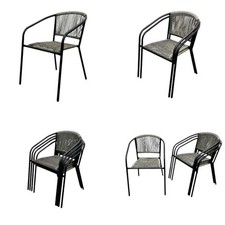 Grey Garden Patio Chairs, Grey