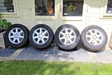 MERCEDES ML270CDi W163 GENUINE ALLOY WHEELS & TYRES SET OF 4 (275/55R17) REFURB