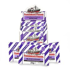 Fisherman's Friend - Blackcurrant Lozenges, Sugar Free Extra Strong Menthol
