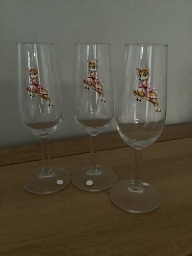 Babycham style glasses - babycham, 3