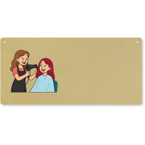 Hair stylist client door - stylist, client'