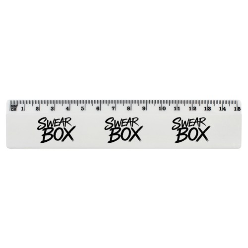 Swear box white plastic - white,