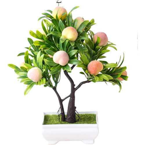 Fake peach blossom - peach, bonsai
