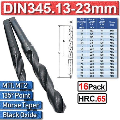 23mm hss morse taper - hss,