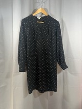 Whistles Black Polka Dot Midi