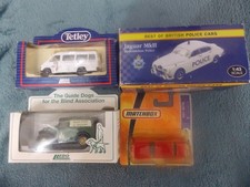 DIECAST MODELS LLEDO MATCHBOX ATLAS EDITIONS RED COUGAR SUNSHINE COACH POLICECAR