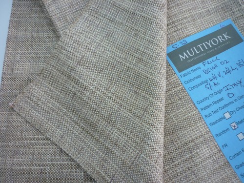 Multiyork cream brown - cream, cotton