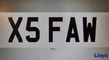 X5 FAW private number plates X5 FAW cherished personal dvla registered