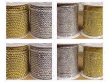 Metallic Cord Rope Lurex Gold