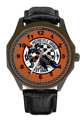 Vintage chequered biker art - vintage,