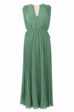 H&M Green Maxi Dress Pleated