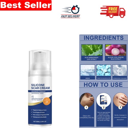 Hydrating silicone scar - silicone,