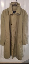 Botany 500 Vintage Mens Trench Coat With Removable Faux Fur Lining 38 Regular