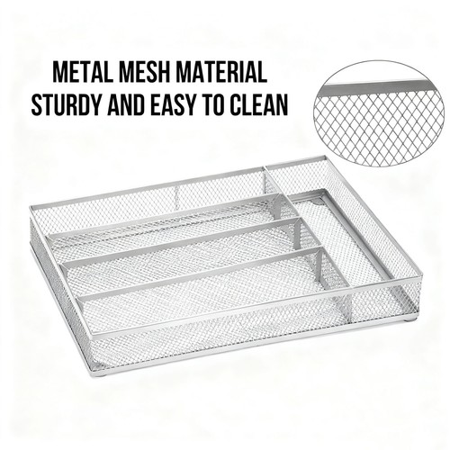 Metal kitchen cutlery tray - kitchen,
