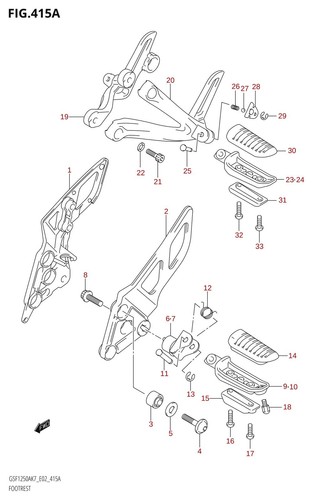 Suzuki genuine pin gsx - genuine, gsx-r750