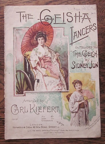 1896 geisha lancers victorian - geisha,