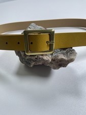Mustard Yellow Faux Leather