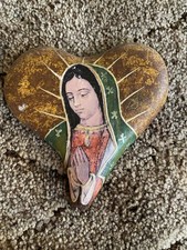 Hand Painted Iron Heart Our