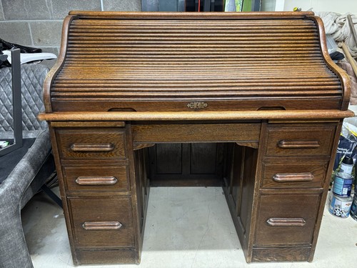 Antique wooden roll - roll, bureau