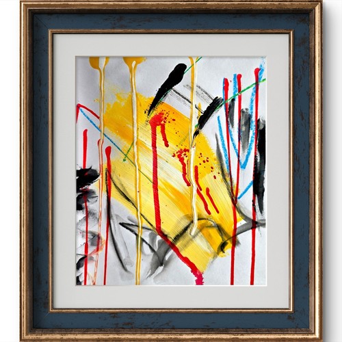 Modern abstract 21x30cm - modern,