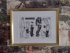 TOM OF FINLAND KAKE FRAMED