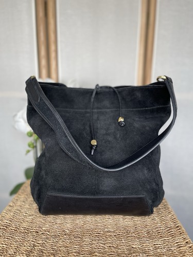 John lewis black suede - lewis,