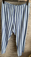 Tu mens blue striped cotton