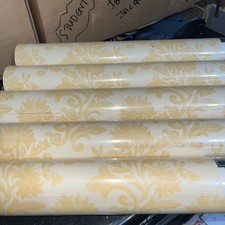 Marks & Spencer,  Leaf Wallpaper Belgravia Florence Floral Trail Leaves Yellow 