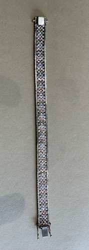 9ct tri colour gold - gold, 8inch