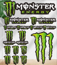 MONSTER ENERGY Decal Sticker  UNIVERSAL FIT Car Drift Rally Garage Motorcycle