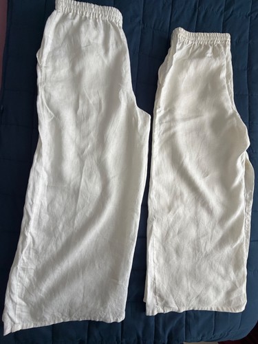 Hush ladies linen cropped - linen,