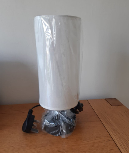 White modern table lamp with - modern,